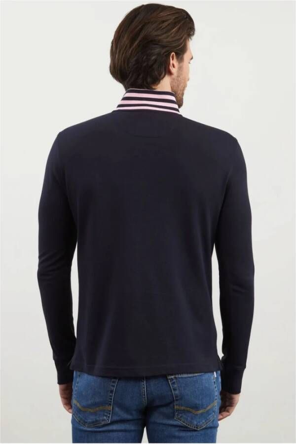 Eden Park Polo Shirt Blauw Heren