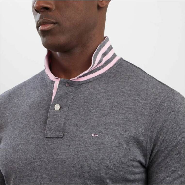 Eden Park Polo Shirt Grijs Heren