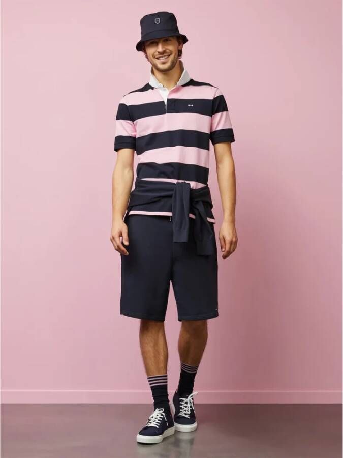 Eden Park Polo Shirt Roze Heren