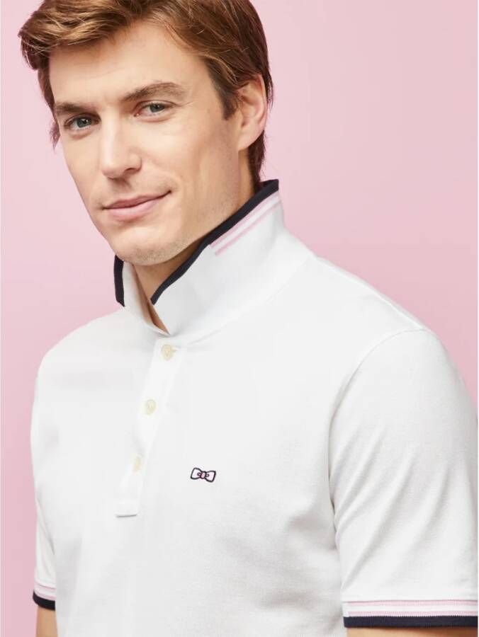 Eden Park Polo Shirt Wit Heren