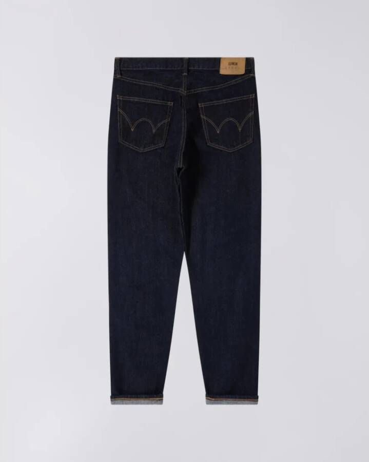 Edwin Japanse Gemaakte Regular Tapered Jeans Zwart Heren