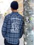 Edwin Roses Labour Shirt LS Navy Heavy Flannel Brushed Blauw Heren - Thumbnail 6