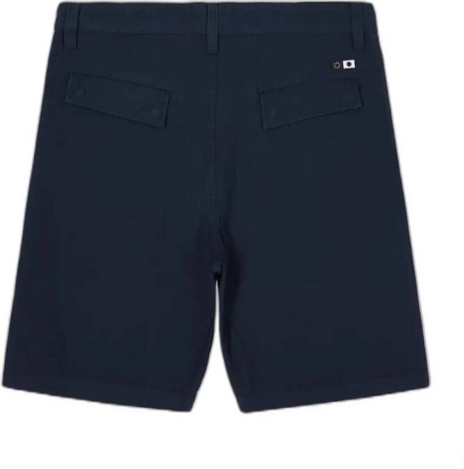 Edwin Short Back Sateen Blauw Heren