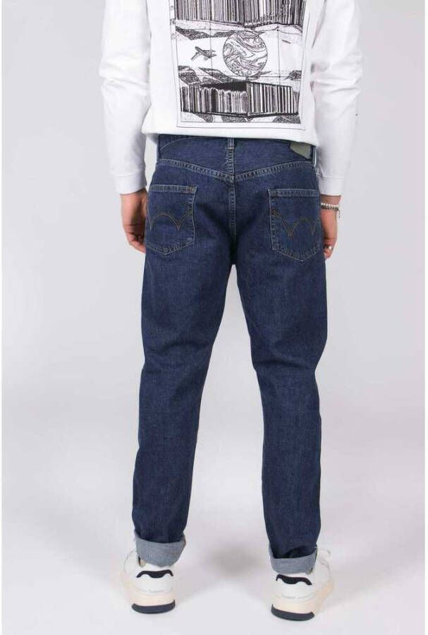 Edwin Rechte jeans Blauw Heren