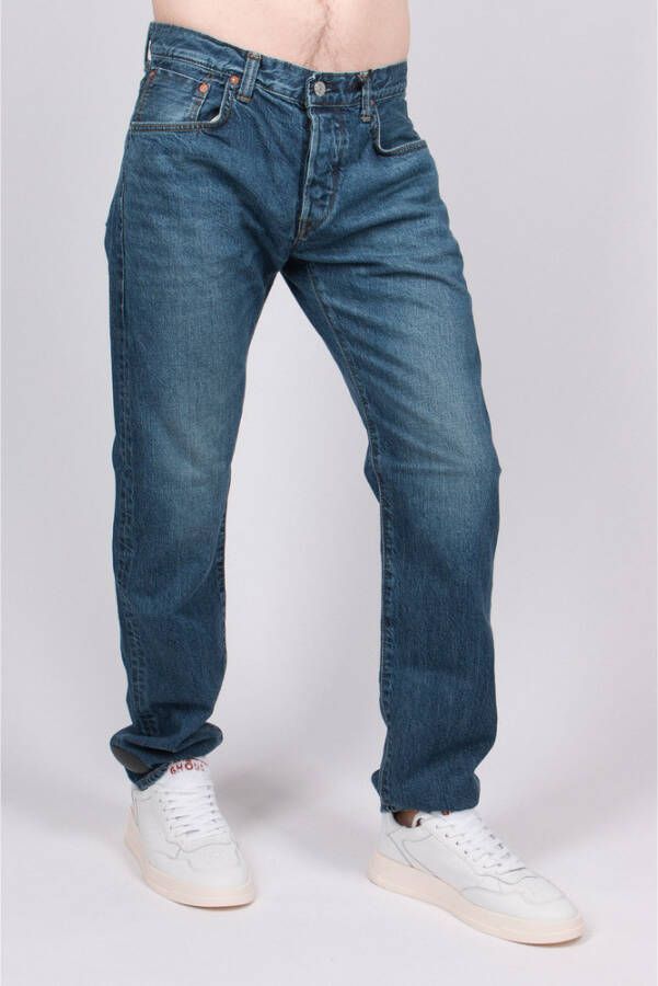 Edwin Rechte jeans Blauw Heren