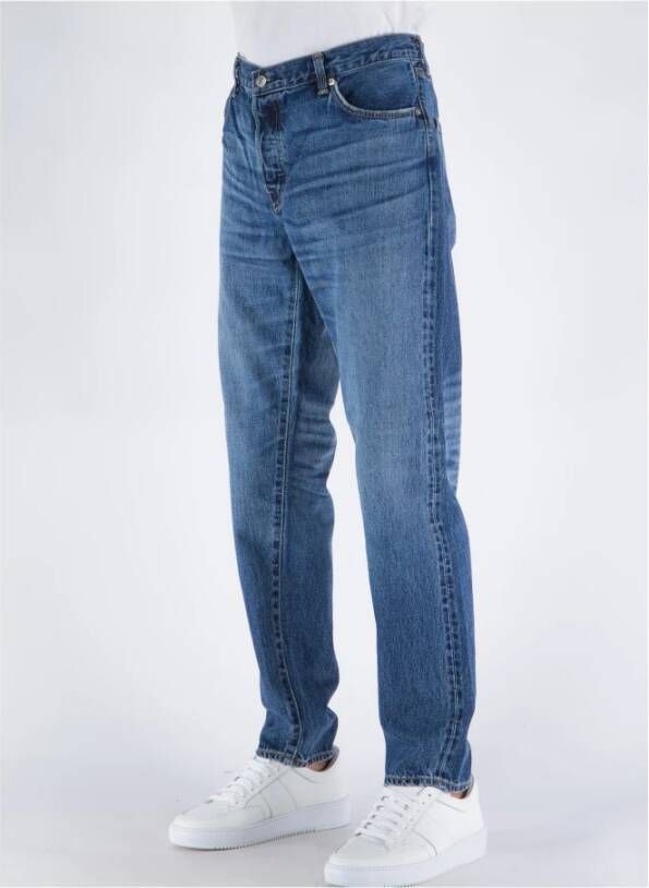 Edwin Wide Jeans Blauw Heren