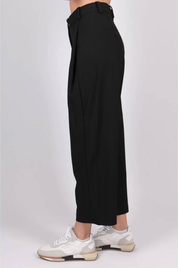 Edwin Wide Trousers Zwart Dames