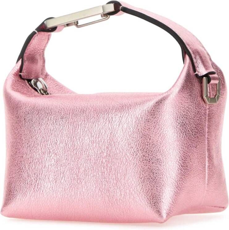 Eéra Roze Leren Moonbag Handtas Pink Dames