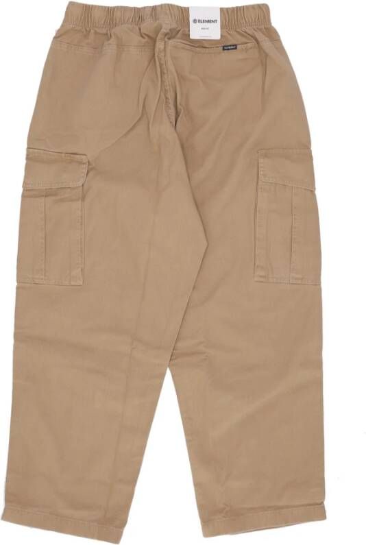 Element Tapered Trousers Beige Heren