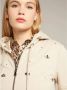 Elena Mirò Handgeborduurde Hoodie met Ritssluiting Beige Dames - Thumbnail 4