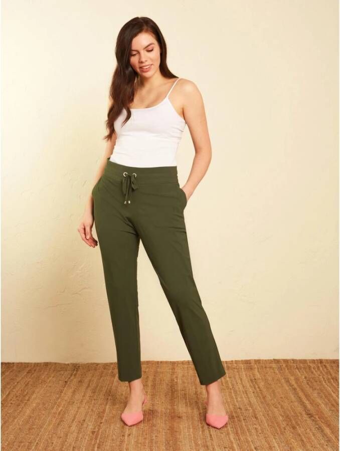Elena Mirò Stijlvolle Broek Green Dames