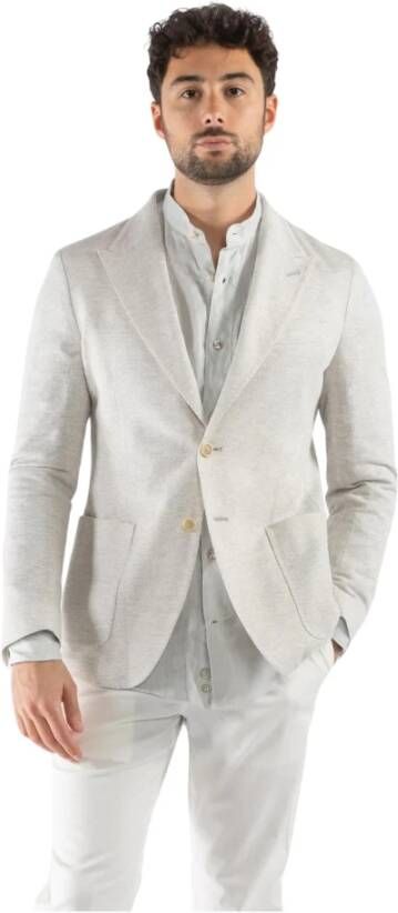 Eleventy Blazers Grijs Heren