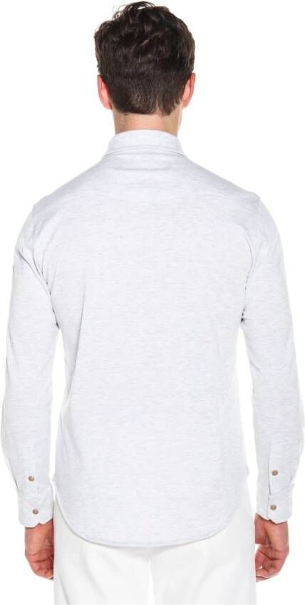 Eleventy Casual overhemd Grijs Heren