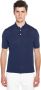 Eleventy Iconische Gebreide Polo Stijl Blue Heren - Thumbnail 2