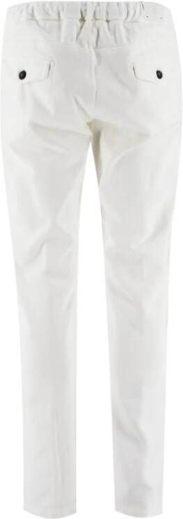 Eleventy Slim-fit Trousers Wit Heren