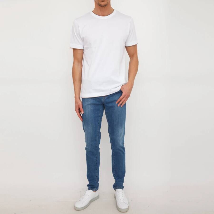 Eleventy T-Shirt Wit Heren