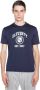 Eleventy Blauw T-shirt met Logo Print Blauw Heren - Thumbnail 2