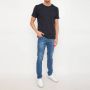 Eleventy T-Shirts Blauw Heren - Thumbnail 2