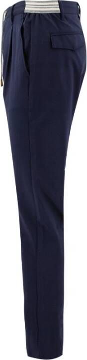 Eleventy Trousers Blauw Heren
