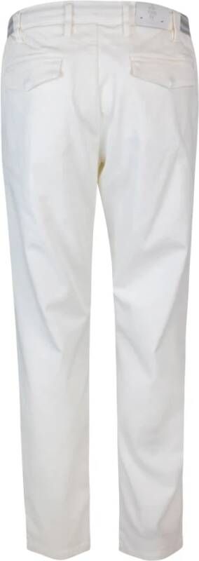 Eleventy Trousers Wit Heren