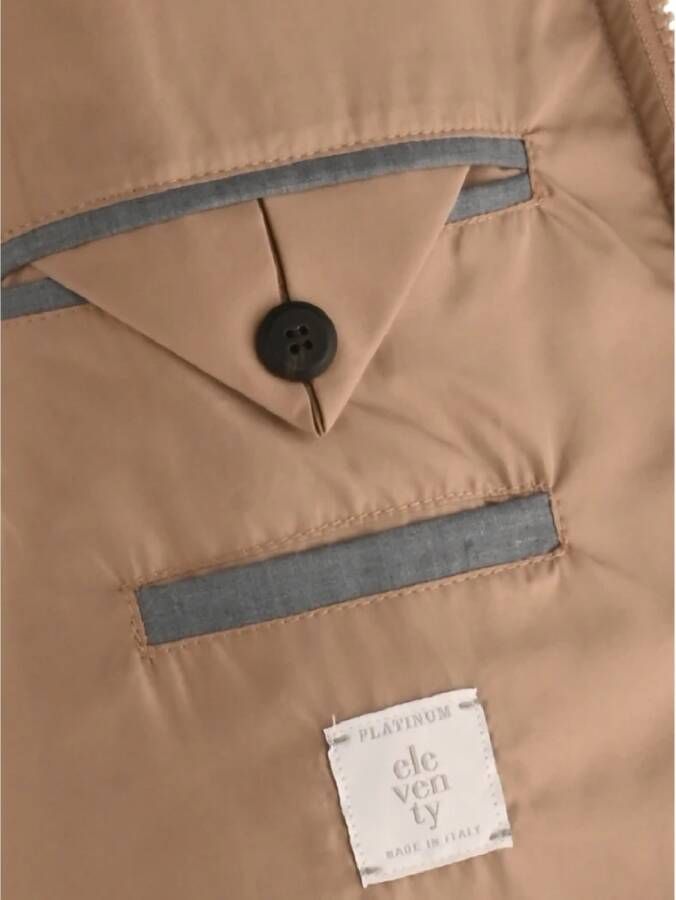 Eleventy Verfijnd Wol en Kasjmier Herengilet Gray Heren