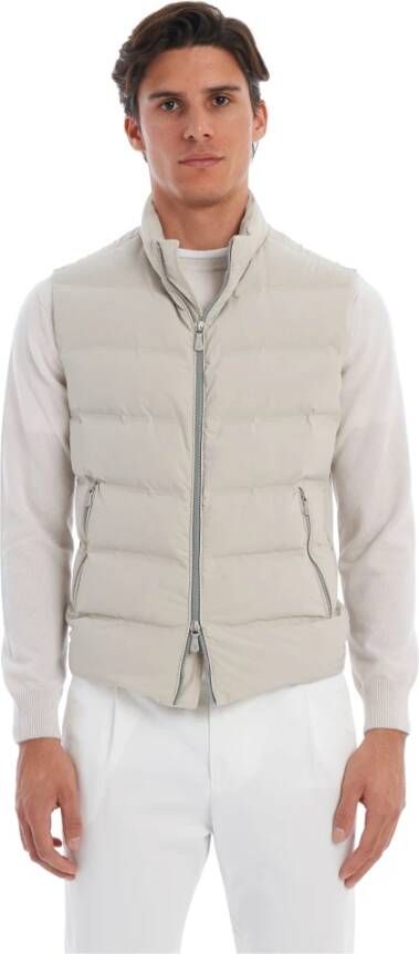 Eleventy Vests Beige Heren