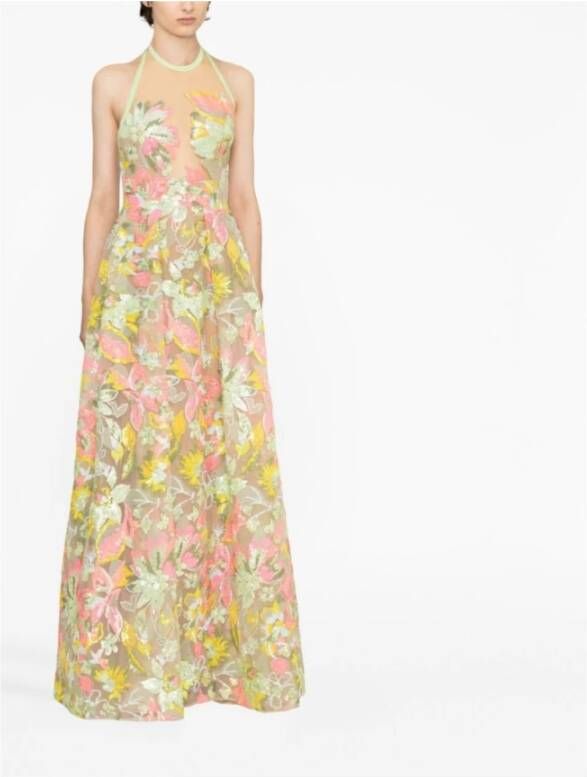 Elie Saab Maxi Dresses Beige Dames