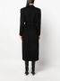 Elisabetta Franchi 110 Nero Coat Stijlvol en trendy Zwart Dames - Thumbnail 2
