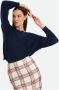 Elisabetta Franchi Beige Tweed Check Longuette Rok Multicolor Dames - Thumbnail 1