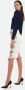 Elisabetta Franchi Beige Tweed Check Longuette Rok Multicolor Dames - Thumbnail 4