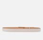 Elisabetta Franchi Witte Sportieve Riem met Gouden Plaat White Dames - Thumbnail 3