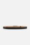 Elisabetta Franchi Zwarte leren riem met plaat sluiting Black Dames - Thumbnail 2