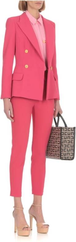 Elisabetta Franchi Blazer Paars Dames