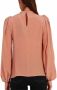 Elisabetta Franchi "Zijden blouse met gewatteerde details" Roze Dames - Thumbnail 2