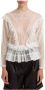 Elisabetta Franchi Elegante Blouse White Dames - Thumbnail 2