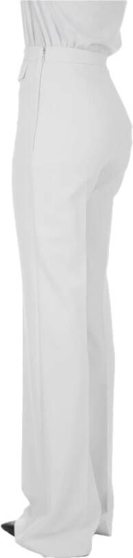 Elisabetta Franchi Wijde broek Wit Dames