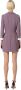 Elisabetta Franchi Elegante Polyester Jurk met Gouden Details Purple Dames - Thumbnail 3
