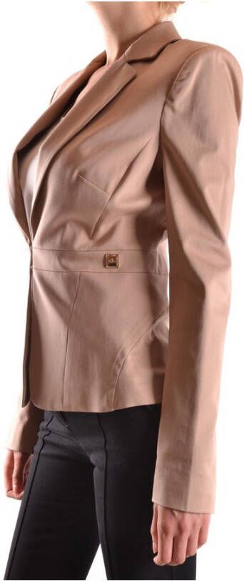 Elisabetta Franchi Stijlvolle Blazerjas Beige Dames