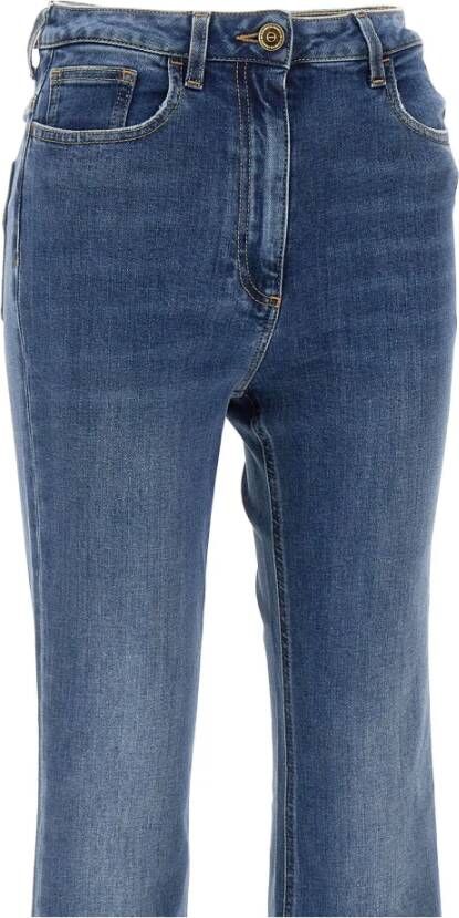 Elisabetta Franchi Jeans Stijlvol en Trendy Blauw Dames