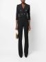 Elisabetta Franchi Zwarte Jumpsuit met Gerimpelde Kraag Black Dames - Thumbnail 6