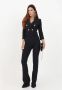 Elisabetta Franchi Zwarte Jumpsuit met Gerimpelde Kraag Black Dames - Thumbnail 2
