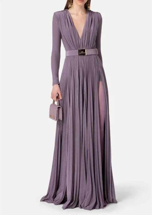 Elisabetta Franchi Maxi Dresses Paars Dames