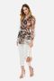 Elisabetta Franchi "Upgrade Jouw Garderobe met deze Zwart en Grijs Overhemd" Zwart Dames - Thumbnail 2