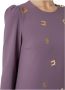 Elisabetta Franchi Short Dresses Purple Dames - Thumbnail 2