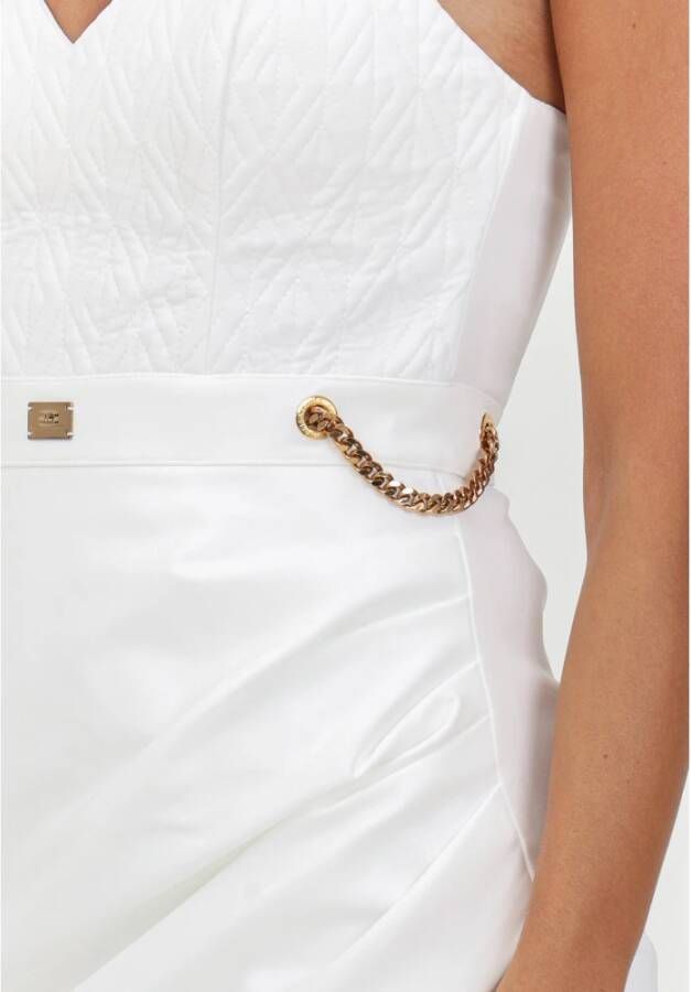 Elisabetta Franchi Short Dresses White Dames - Foto 2