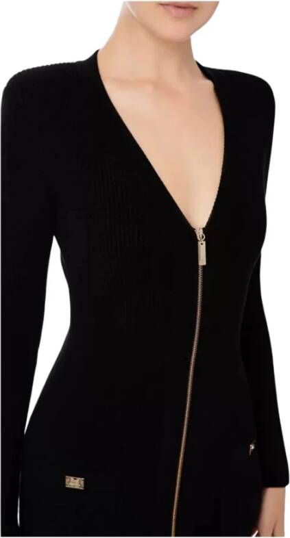 Elisabetta Franchi Short Dresses Zwart Dames