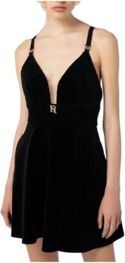 Elisabetta Franchi Short Dresses Zwart Dames