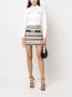 Elisabetta Franchi "Gebreide Mini Rok" Beige Dames - Thumbnail 2