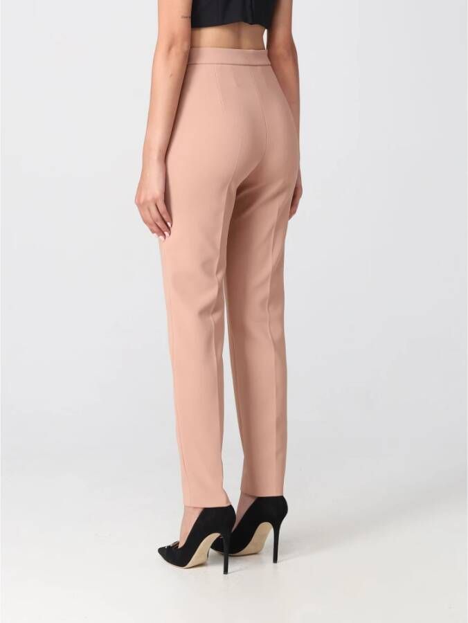 Elisabetta Franchi Slim-fit Trousers Roze Dames