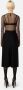 Elisabetta Franchi Soepelvallende Satijnen Midi Rok Black Dames - Thumbnail 4